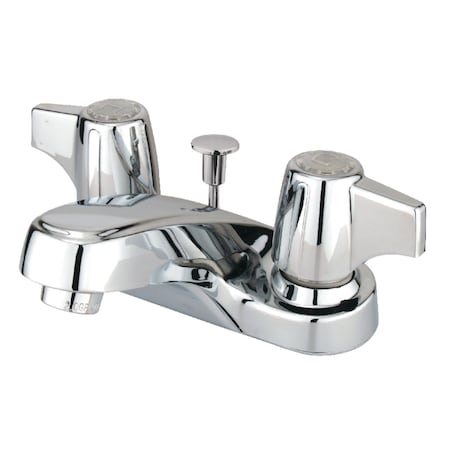 GKB160 4 Centerset Bathroom Faucet, Polished Chrome